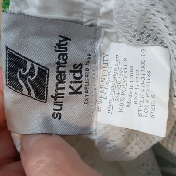 Surfmentality Kids Swim Trunks Boys Small NEW - Picture 3 of 6